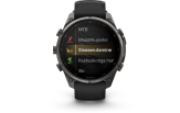 Spordikell Garmin fenix 9 47mm Pro inReach - Carbon Gray DLC Titanium with Black/Pebble Grey Silicone Band