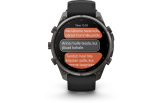 Spordikell Garmin fenix 9 47mm Pro inReach - Carbon Gray DLC Titanium with Black/Pebble Grey Silicone Band
