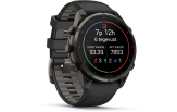 Spordikell Garmin fenix 9 47mm Pro inReach - Carbon Gray DLC Titanium with Black/Pebble Grey Silicone Band