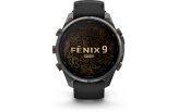 Spordikell Garmin fenix 9 47mm Pro inReach - Carbon Gray DLC Titanium with Black/Pebble Grey Silicone Band