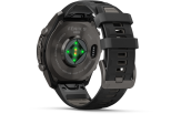 Spordikell Garmin fenix 9 47mm Pro inReach - Carbon Gray DLC Titanium with Black/Pebble Grey Silicone Band