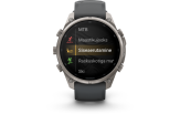 Spordikell Garmin fenix 9 47mm Pro - Titanium with Graphite/Black Silicone Band