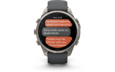 Spordikell Garmin fenix 9 47mm Pro - Titanium with Graphite/Black Silicone Band
