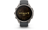 Spordikell Garmin fenix 9 47mm Pro - Titanium with Graphite/Black Silicone Band