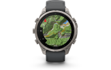 Spordikell Garmin fenix 9 47mm Pro - Titanium with Graphite/Black Silicone Band