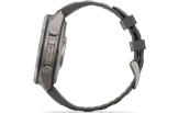 Spordikell Garmin fenix 9 47mm Pro Solar inReach - Titanium with Pebble Grey Silicone Band