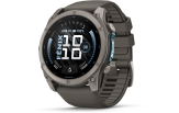 Spordikell Garmin fenix 9 51mm Standard - Titanium with Pebble Grey Silicone Band