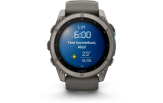 Spordikell Garmin fenix 9 51mm Standard - Titanium with Pebble Grey Silicone Band