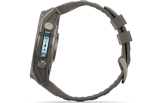 Spordikell Garmin fenix 9 51mm Standard - Titanium with Pebble Grey Silicone Band
