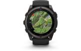 Spordikell Garmin fenix 9 51mm Standard - Carbon Grey DLC Titanium with Black Silicone Band