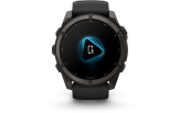 Spordikell Garmin fenix 9 51mm Standard - Carbon Grey DLC Titanium with Black Silicone Band