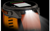 Spordikell Garmin fenix 9 51mm Pro inReach - Titanium with Autumn Orange/Spark Orange Silicone Band