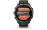 Spordikell Garmin fenix 9 51mm Pro inReach - Carbon Gray DLC Titanium with Black/Pebble Grey Silicone Band