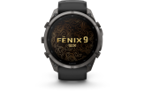 Spordikell Garmin fenix 9 51mm Pro inReach - Carbon Gray DLC Titanium with Black/Pebble Grey Silicone Band