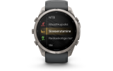 Spordikell Garmin fenix 9 51mm Pro inReach - Titanium with Graphite/Black Silicone Band