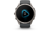 Spordikell Garmin fenix 9 51mm Pro - Titanium with Graphite/Black Silicone Band