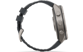 Spordikell Garmin fenix 9 51mm Pro inReach - Titanium with Graphite/Black Silicone Band