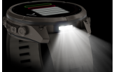 Spordikell Garmin fenix 9 51mm Pro Solar inReach - Titanium with Pebble Grey Silicone Band