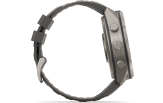 Spordikell Garmin fenix 9 51mm Pro Solar inReach - Titanium with Pebble Grey Silicone Band