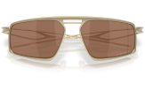 P&auml;ikeseprillid OAKLEY Bushwick Satin Light Gold Prizm Tungsten Polarized