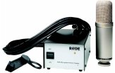 Rode NTK Valve 1" Condenser Microphone