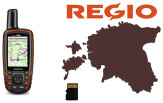 Garmin Käsi GPS GPSMAP 64s GPSMAP 64s+Regio Eesti teed