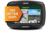 Garmin Moto GPS zūmo 390LM