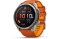 Spordikell Garmin fenix 9 51mm Pro inReach - Titanium with Autumn Orange/Spark Orange Silicone Band