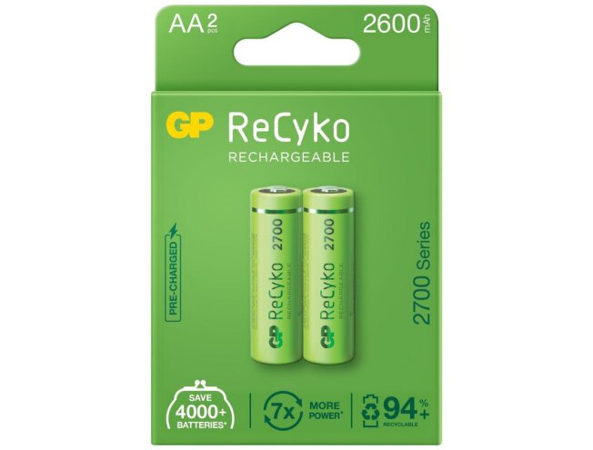 Akud 2x AA GP 2600mAh 2700 seeria