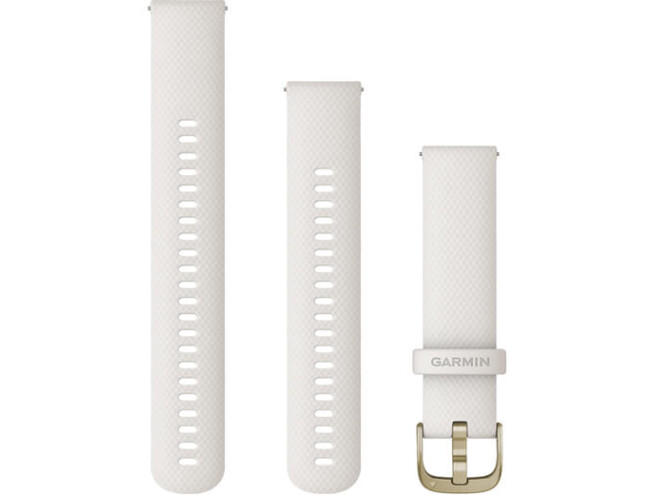 Kellarihm Quick Release (20mm) Silikoon - Ivory Cream Gold 125-218 mm Ivory Cream Gold 125-218 mm