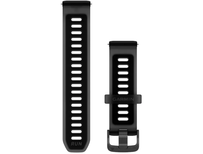 Quick Release silikoon kellarihmad (20mm) Translucent Black
