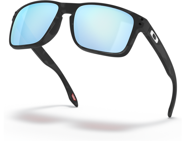 P&auml;ikeseprillid OAKLEY Holbrook Matte Black Camo Prizm Deep Water Polarized