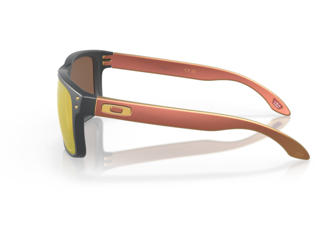 P&auml;ikeseprillid OAKLEY Holbrook Matte Carbon Prizm 24K Polarized