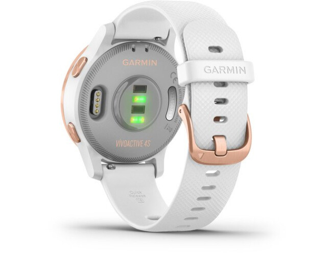 Spordikell Garmin vivoactive 4S White/Rose Gold roosa kuld/valge