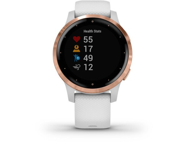 Spordikell Garmin vivoactive 4S White/Rose Gold roosa kuld/valge