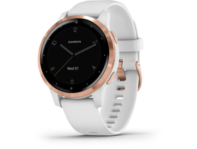 Spordikell Garmin vivoactive 4S White/Rose Gold roosa kuld/valge