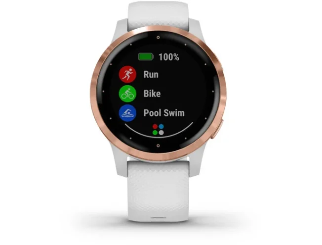 Spordikell Garmin vivoactive 4S roosa kuld/valge