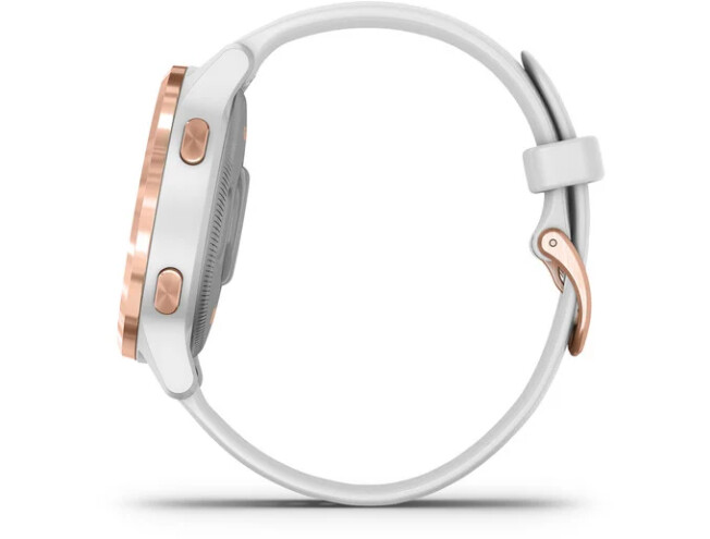 Spordikell Garmin vivoactive 4S White/Rose Gold roosa kuld/valge