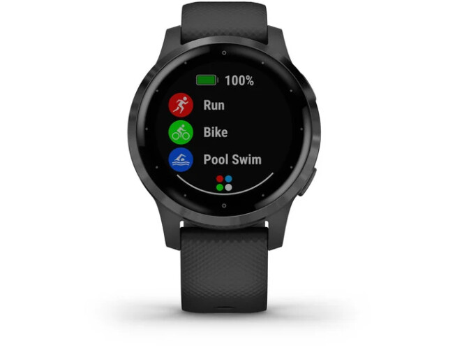 Spordikell Garmin vivoactive 4S PVD Black/Slate hall/must