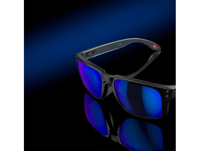 P&auml;ikeseprillid OAKLEY Holbrook XS Matte Transparent Stonewash Prizm Sapphire Polarized