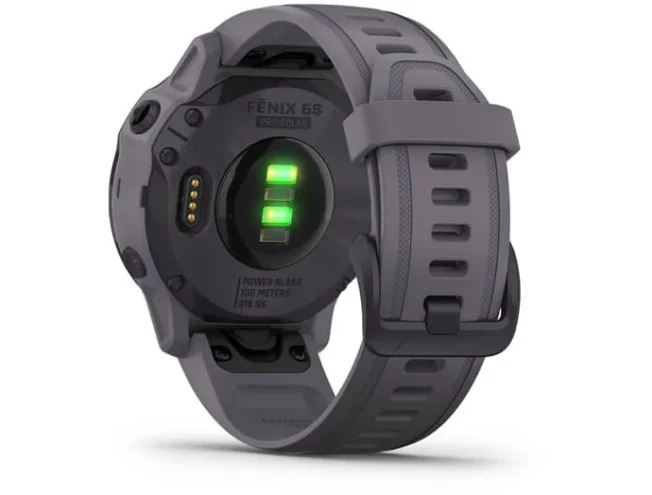 Multispordi kell fenix 6s Pro Solar - tumelilla, halli rihmaga