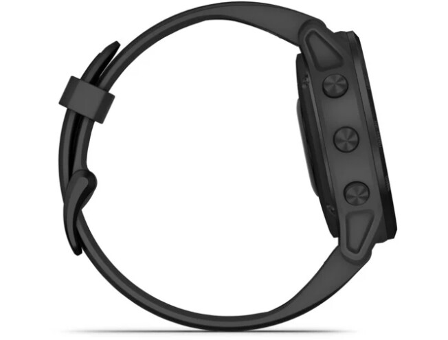 Multispordi kell fenix 6s PRO -  must, musta rihmaga