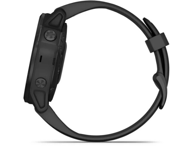 Multispordi kell fenix 6s PRO -  must, musta rihmaga