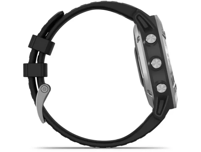 Multispordi kell Garmin fenix 6 Standard - h&otilde;be, musta rihmaga