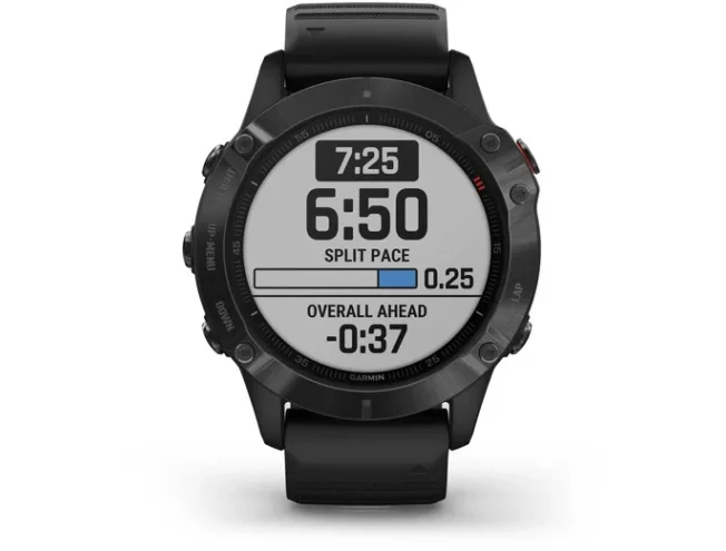 Multispordi kell Garmin fenix 6 PRO - must, musta rihmaga