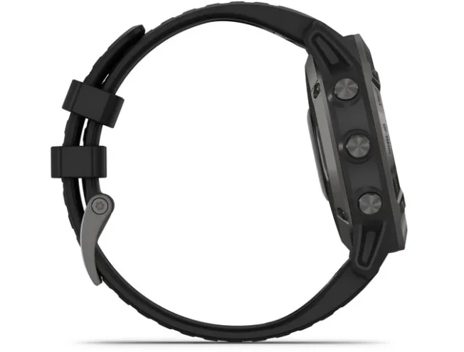 Multispordi kell Garmin fenix 6 Safiir - hall, musta rihmaga