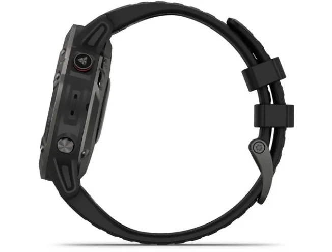 Multispordi kell Garmin fenix 6 Safiir - hall, musta rihmaga