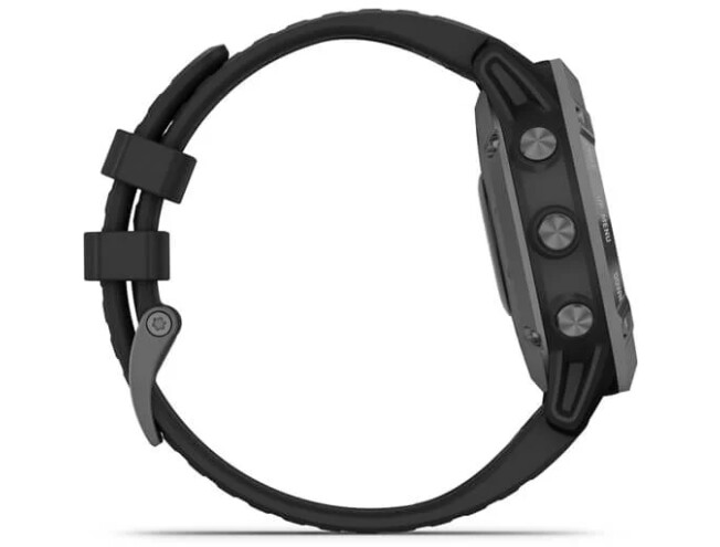 Spordikell Garmin fenix 6 Pro Solar - hall, musta rihmaga Pro Solar - hall, musta rihmaga