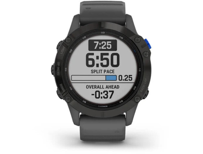 Spordikell Garmin fēnix 6 Pro Solar Pro Solar - must, halli rihmaga