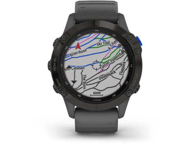 Spordikell Garmin fēnix 6 Pro Solar Pro Solar - must, halli rihmaga